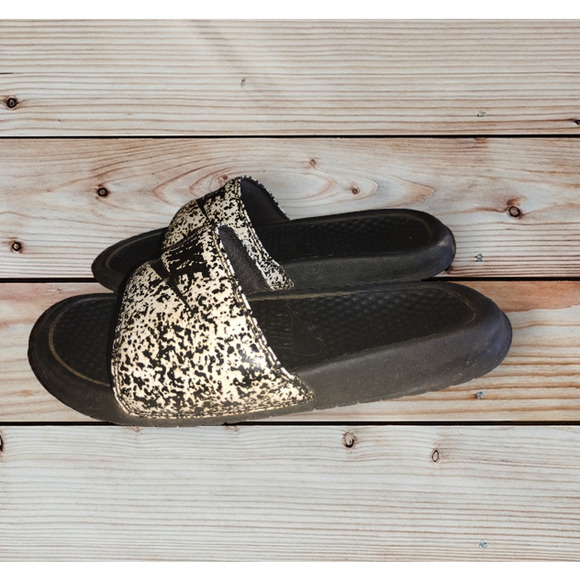 Nike Slides Sandals Benassi JDI print size 9 - Picture 2 of 2